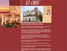 Tablet Screenshot of elchilihotel.com